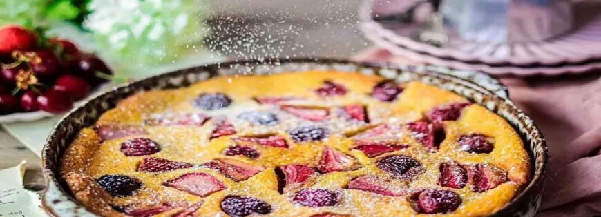 Φτιάξε αυτή τη νόστιμη συνταγή με εποχιακά και ζουμερά κεράσια και φράουλες.