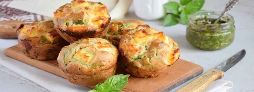 Αλμυρά muffins, σαν νηστίσιμα σπανακοπιτάκια